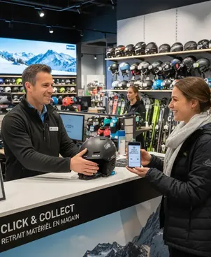 Click & Collect: recoja su material en pocos minutos